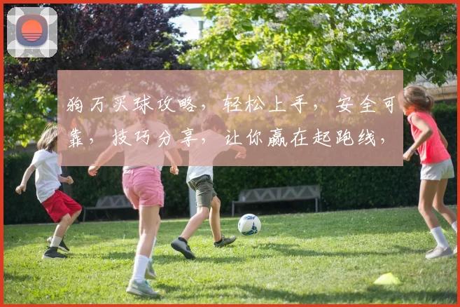 狗万买球攻略，轻松上手，安全可靠，技巧分享，让你赢在起跑线，稳中求胜